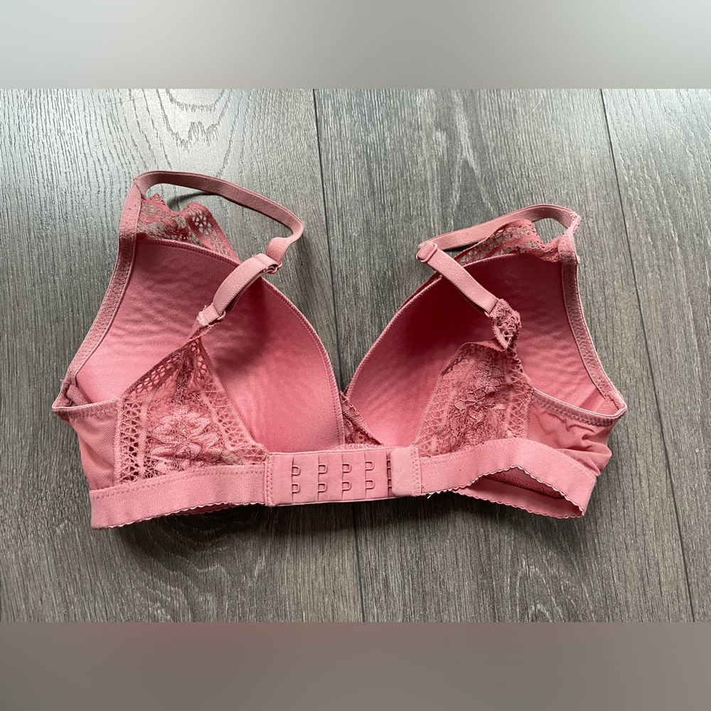 Lace Pink Bralette Knix XS bra underwear lingerie - Picture 4 of 4